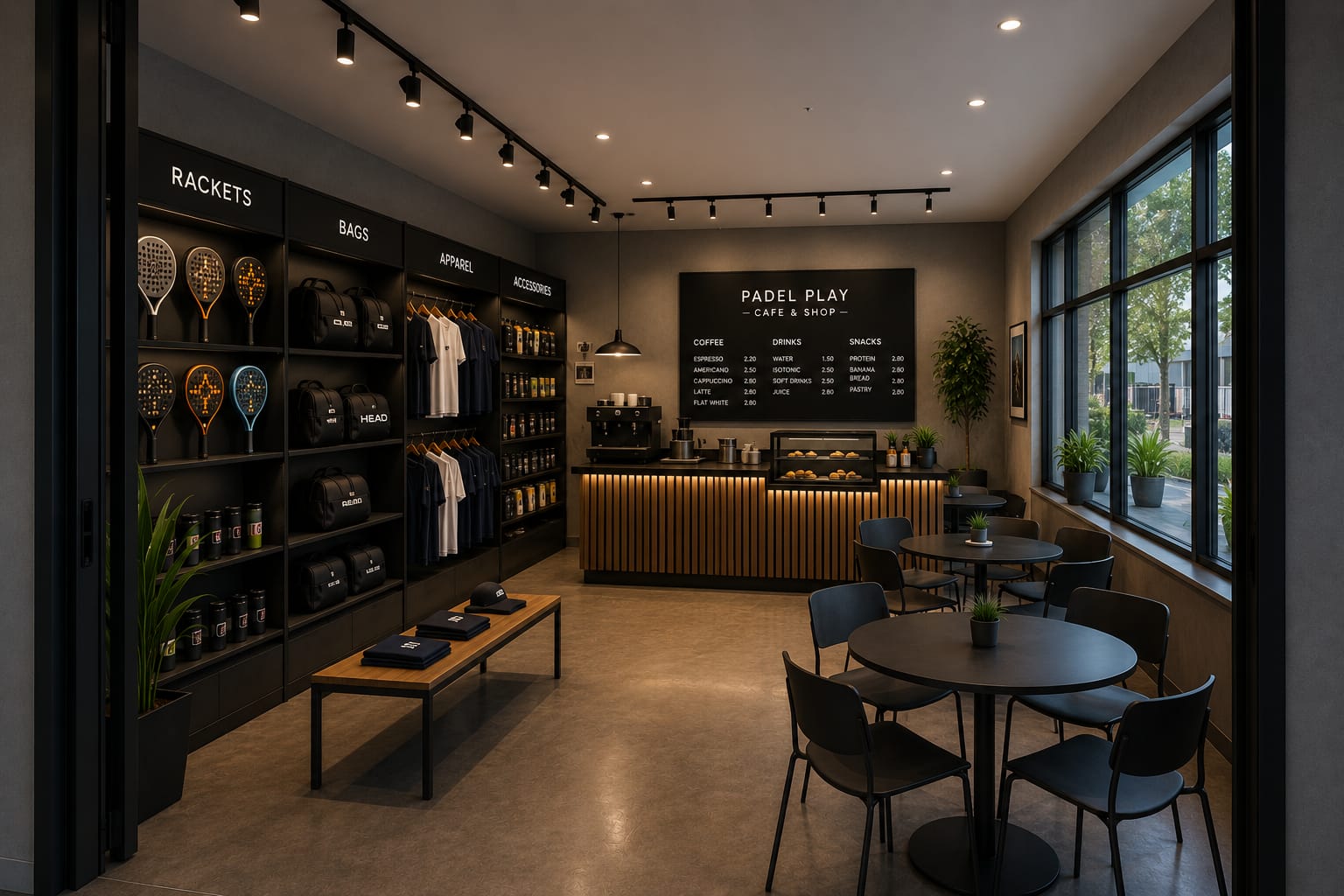 Cafe interior image