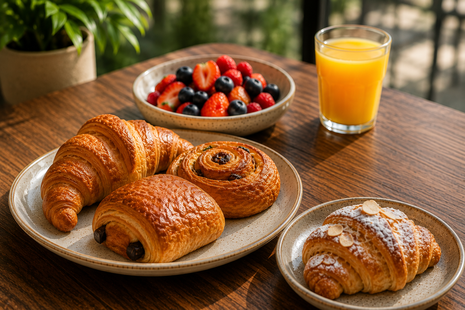 Breakfast and pastries