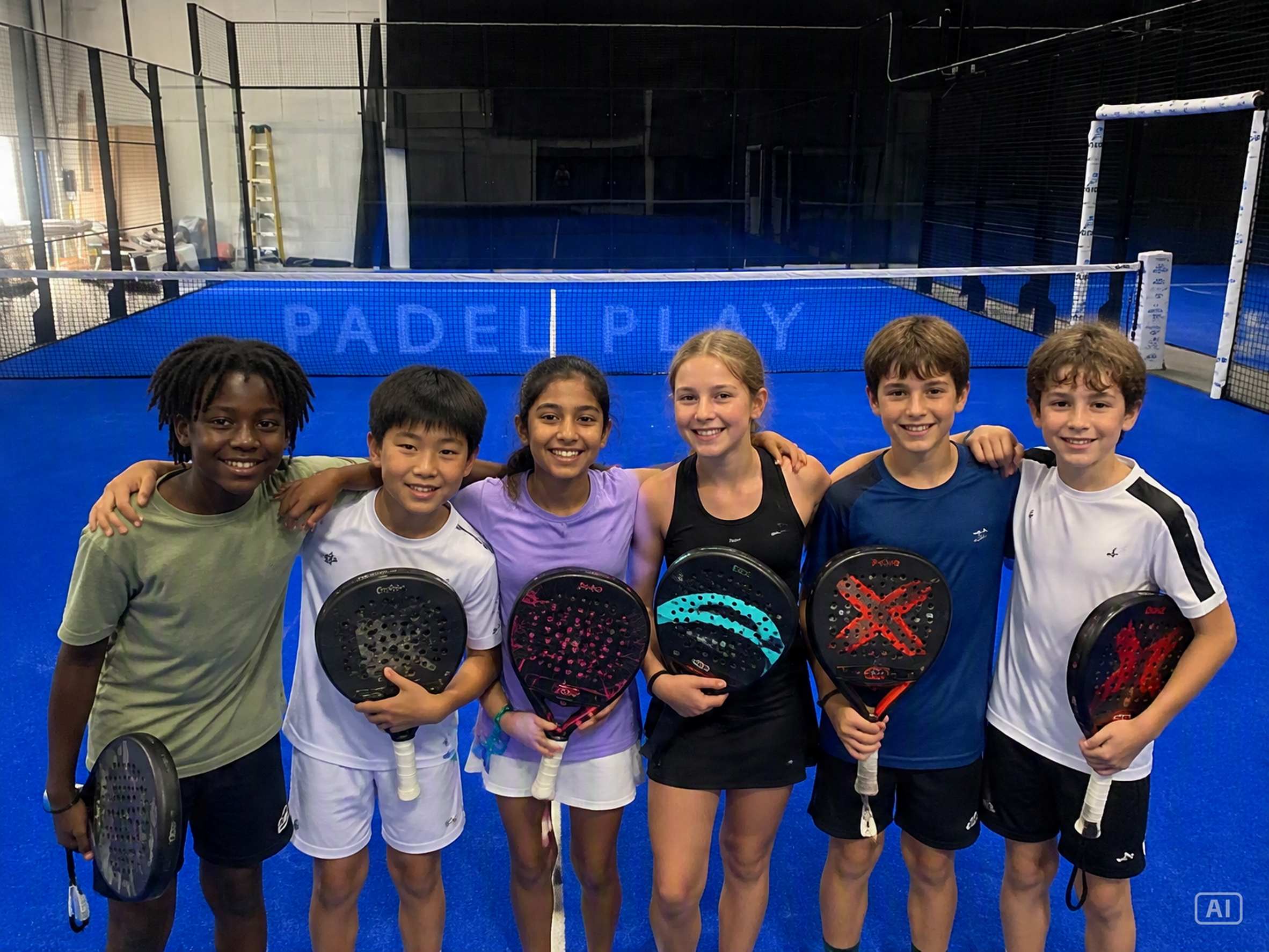 Holiday camp padel activities